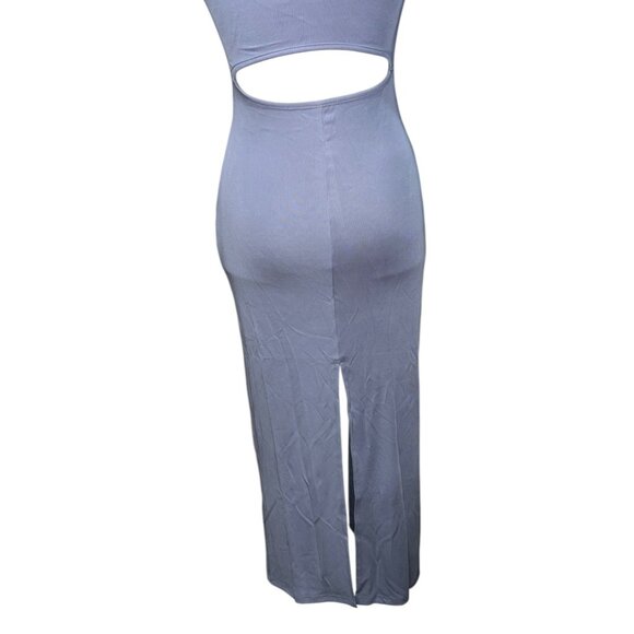 OGL Sustainable Maxi Dress With Adjustable Straps XS Lavender Cut-Out Back Desig - Picture 8 of 14